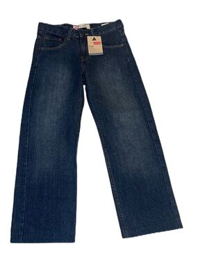Levi's 550 Boys Dark Blue Wide-Leg Jeans 12 Short 26 x 22.5
